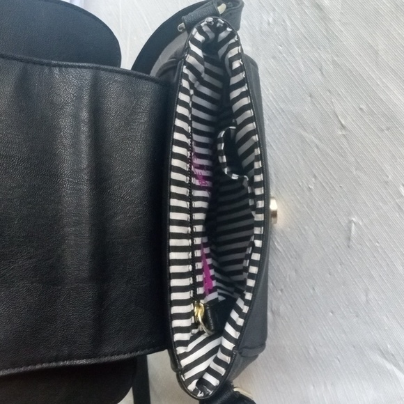 BETSEY JOHNSON LUV CROSSBODY BAG FRENCHIE FRENCH BULL TERRIER  w BOW MINI BAG - Picture 14 of 17